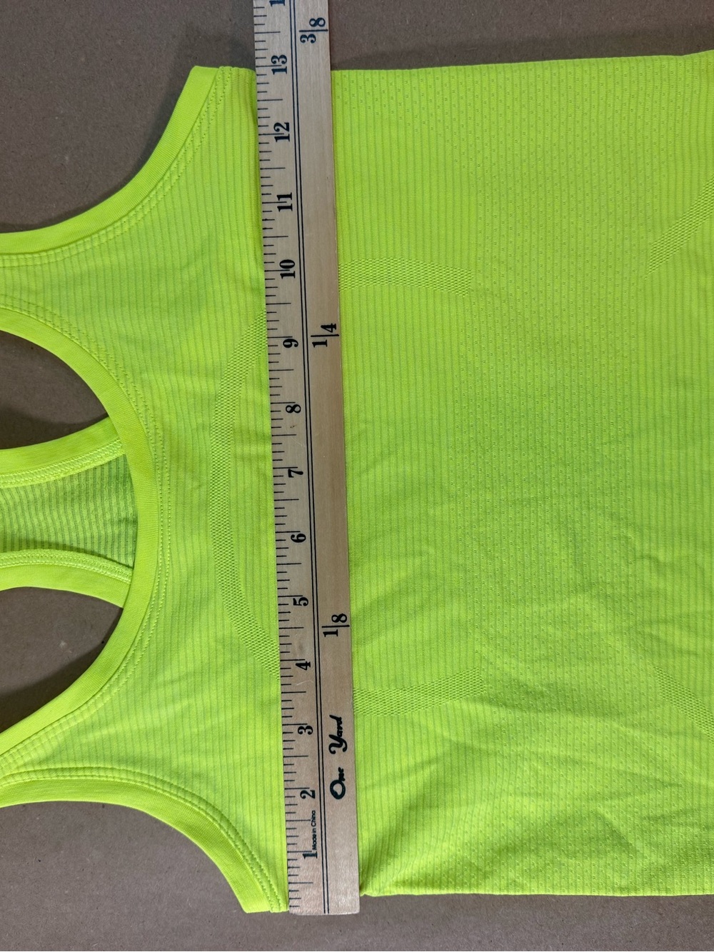 Lululemon swiftly tank yellow size 2 - Picture 9 of 9